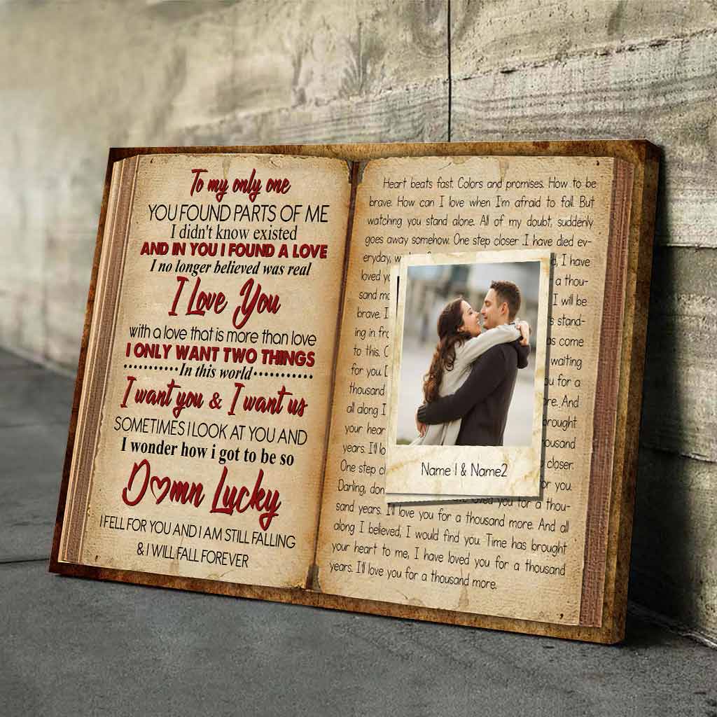 A Thousand Years Lyrics Book - Personalized Couple Poster