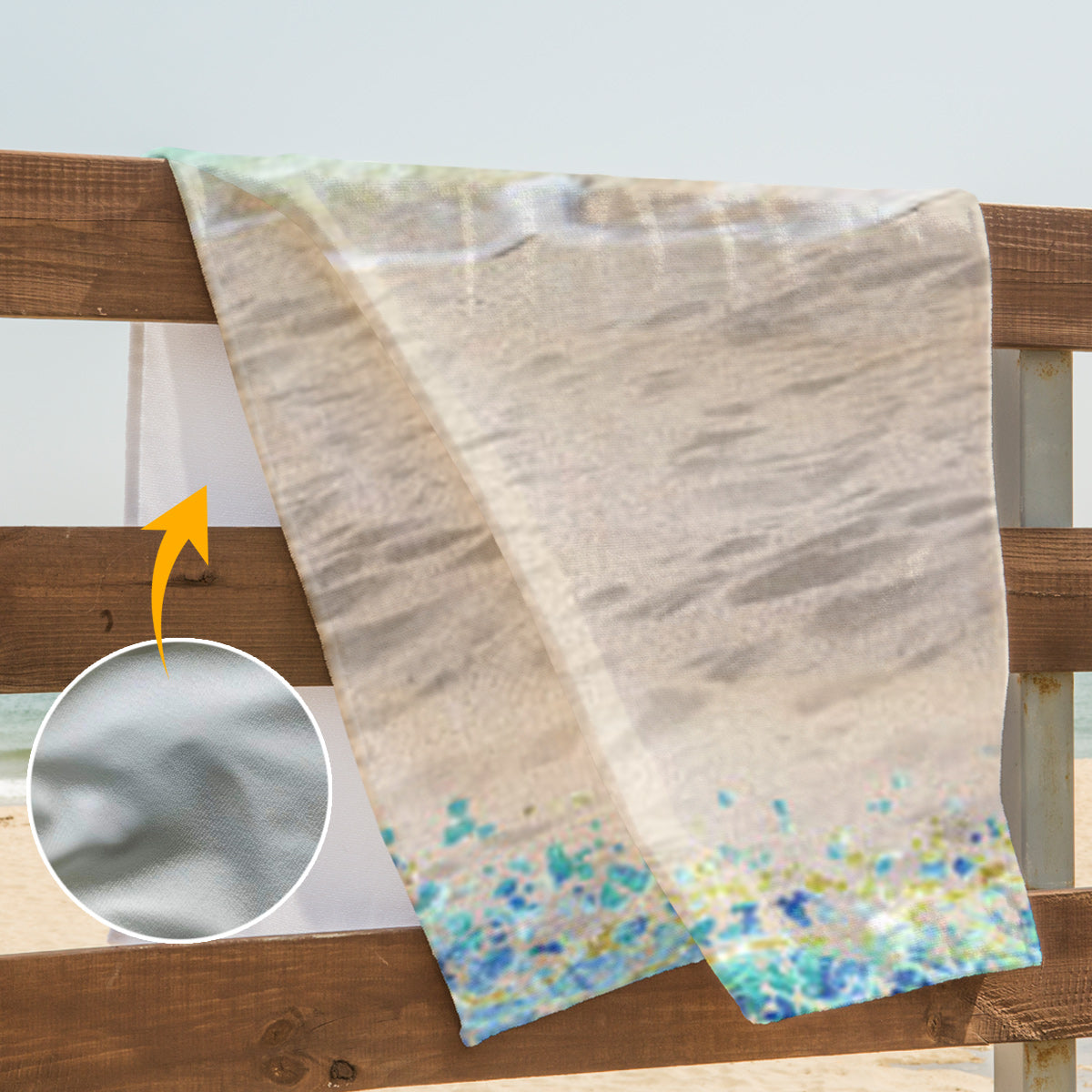 The Ocean Is Calling - Personalized Sea Lover Beach Towel