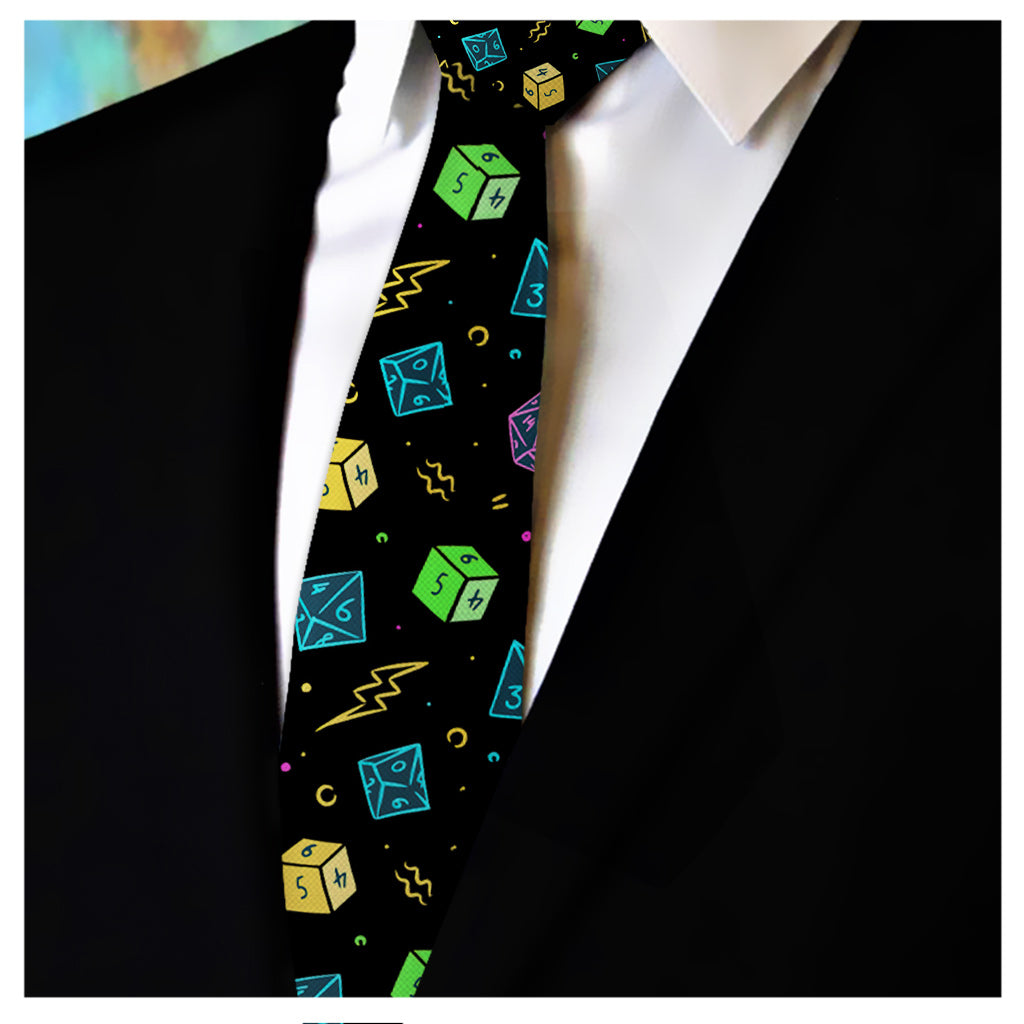 Best D&D Dad Ever - Personalized RPG Necktie