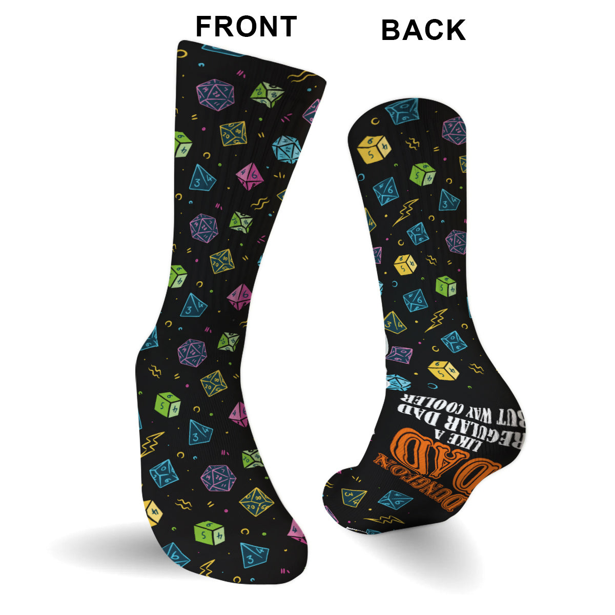 Dungeon Dad - Personalized RPG Socks