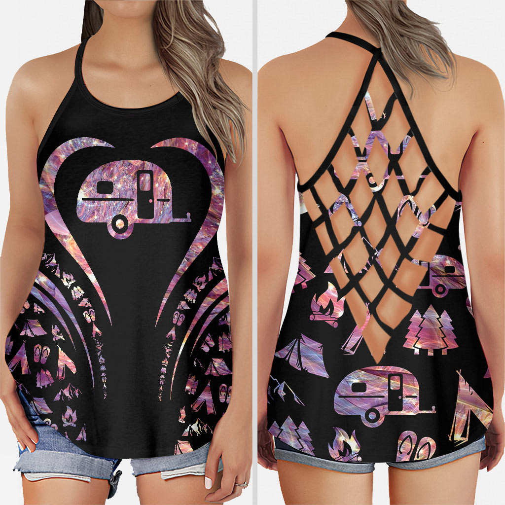 Camping Cross Tank Top