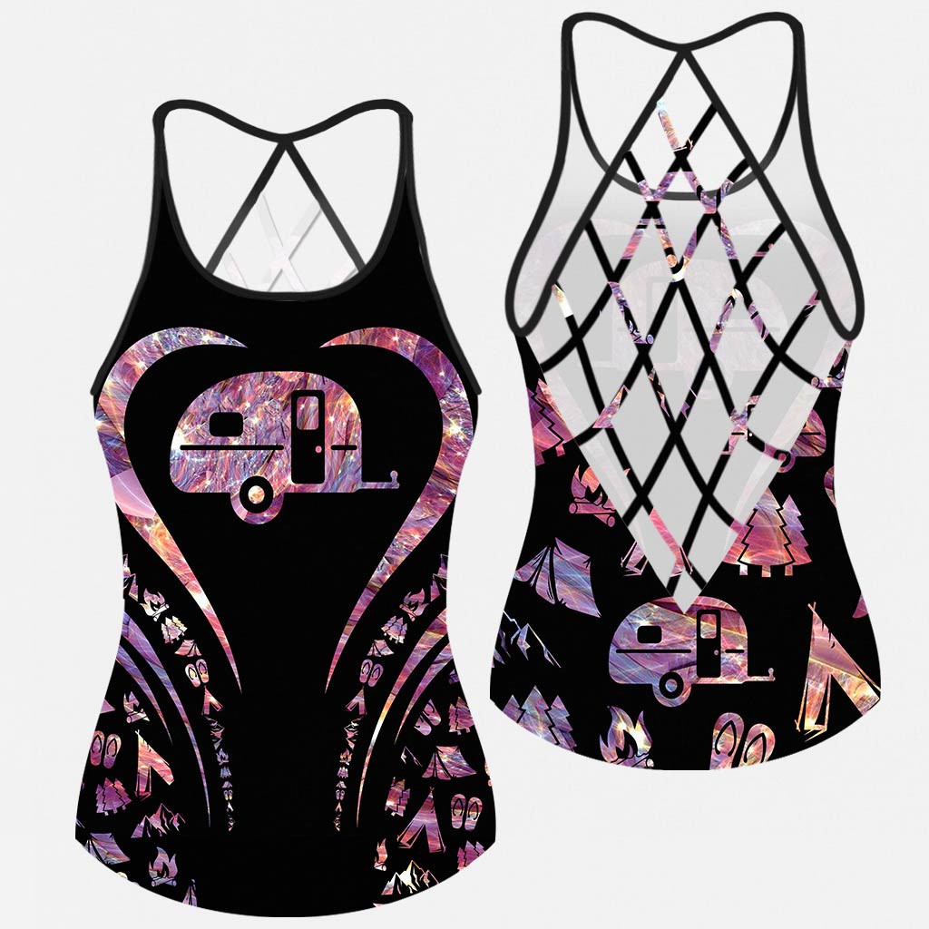 Camping Cross Tank Top