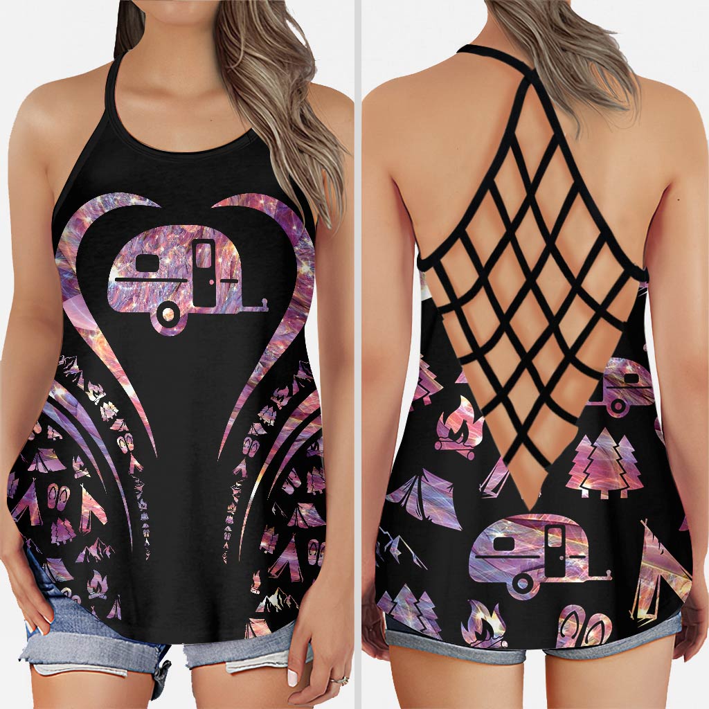 Camping Cross Tank Top