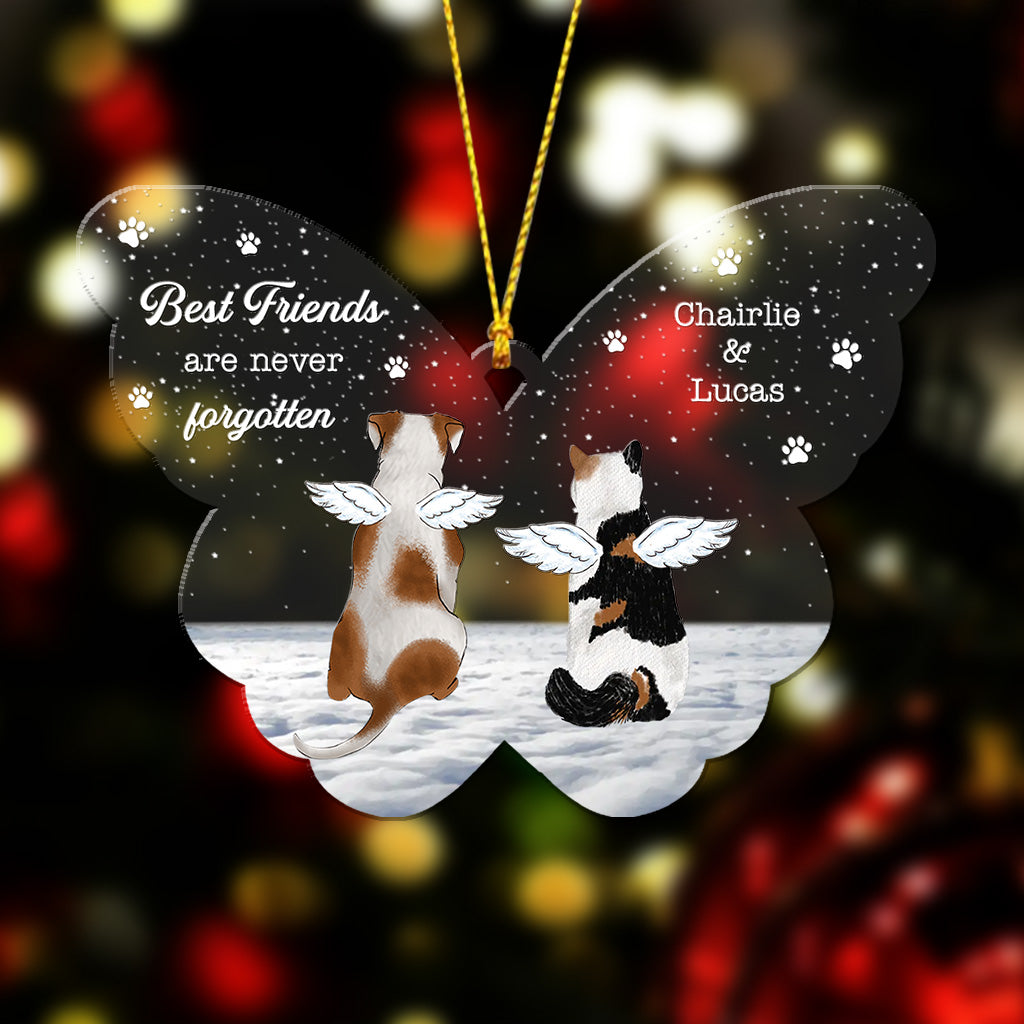 Best Friends Are Never Forgotten - Personalized Dog Ornament