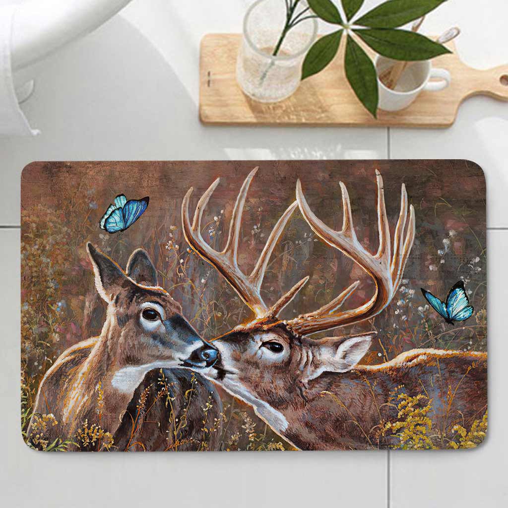 You And Me We Got This - Personalized Hunting Bathroom Curtain & Mats Set