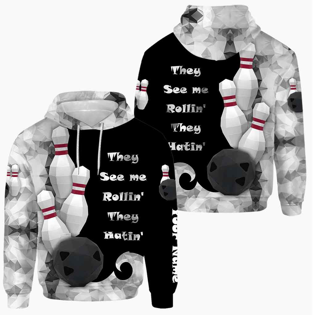 They See Me Rolling - Personalized Bowling Hoodie and Leggings