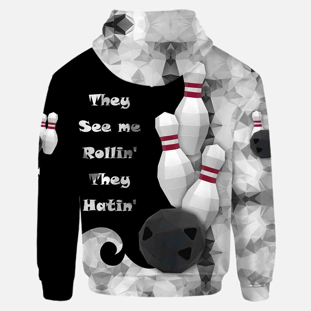 They See Me Rolling - Personalized Bowling Hoodie and Leggings