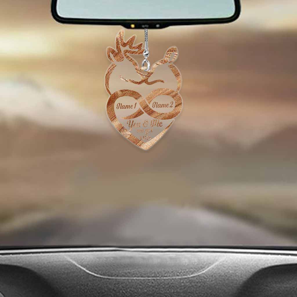 You And Me We Got This - Personalized Hunting Transparent Car Ornament