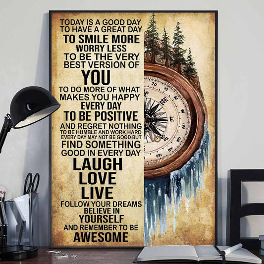 Today Is A Good Day - Camping Poster