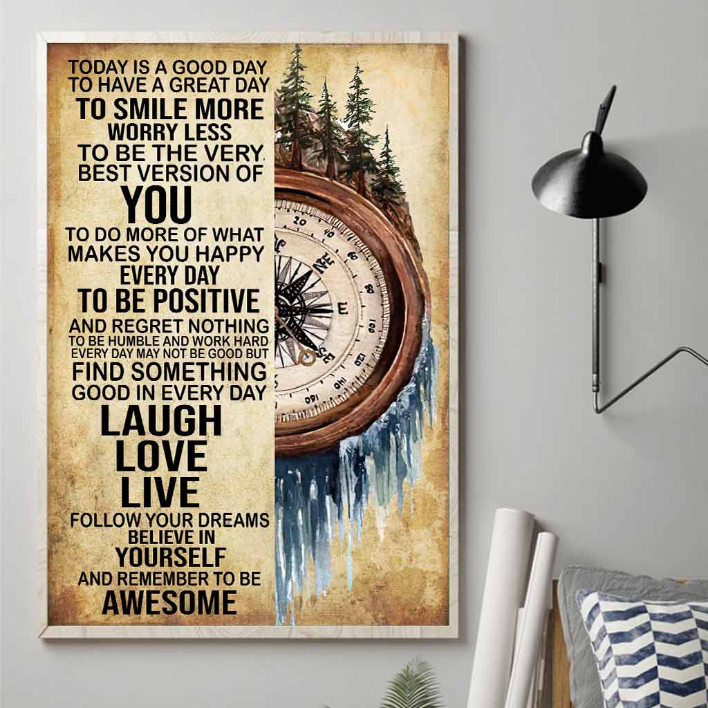 Today Is A Good Day - Camping Poster