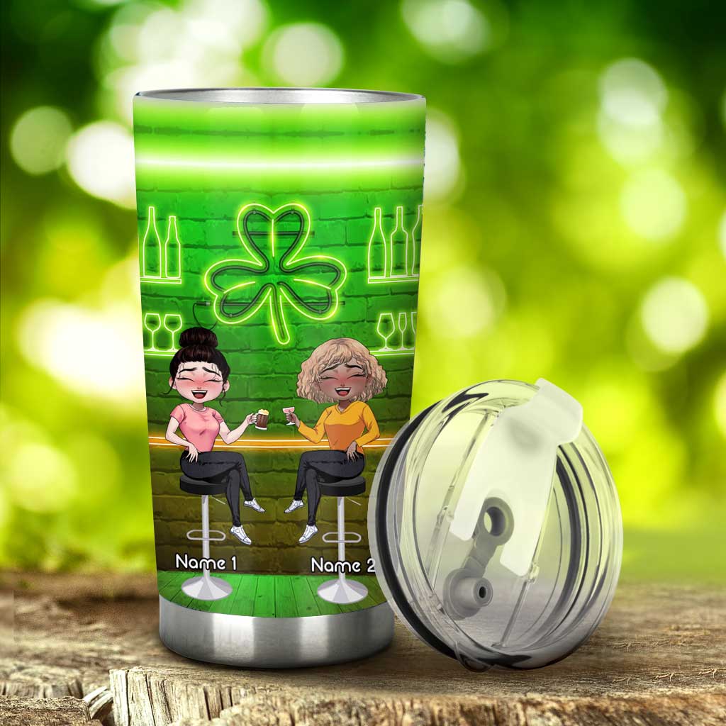 Let's Get Lucked Up - Personalized Patrick's Day Bestie Tumbler