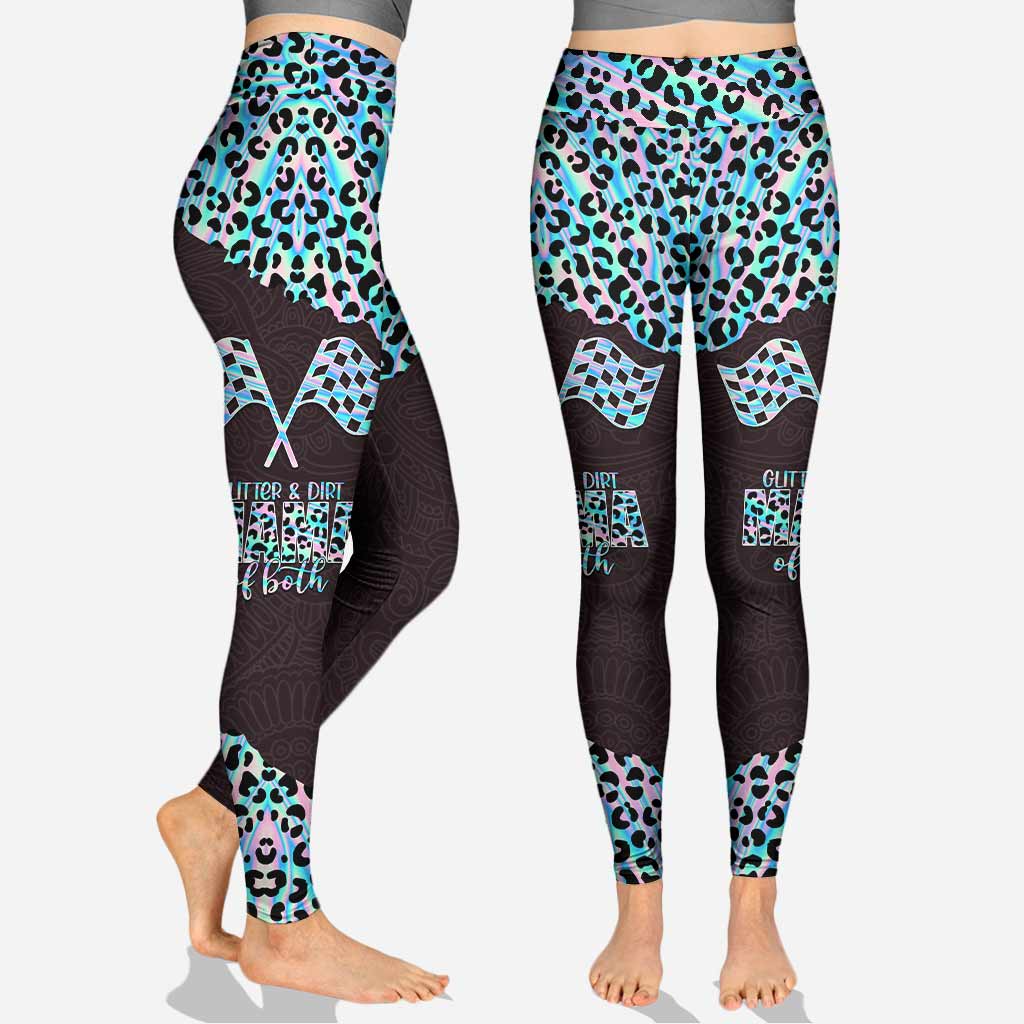 Glitter And Dirt - Personalized Racing Hoodie and Leggings