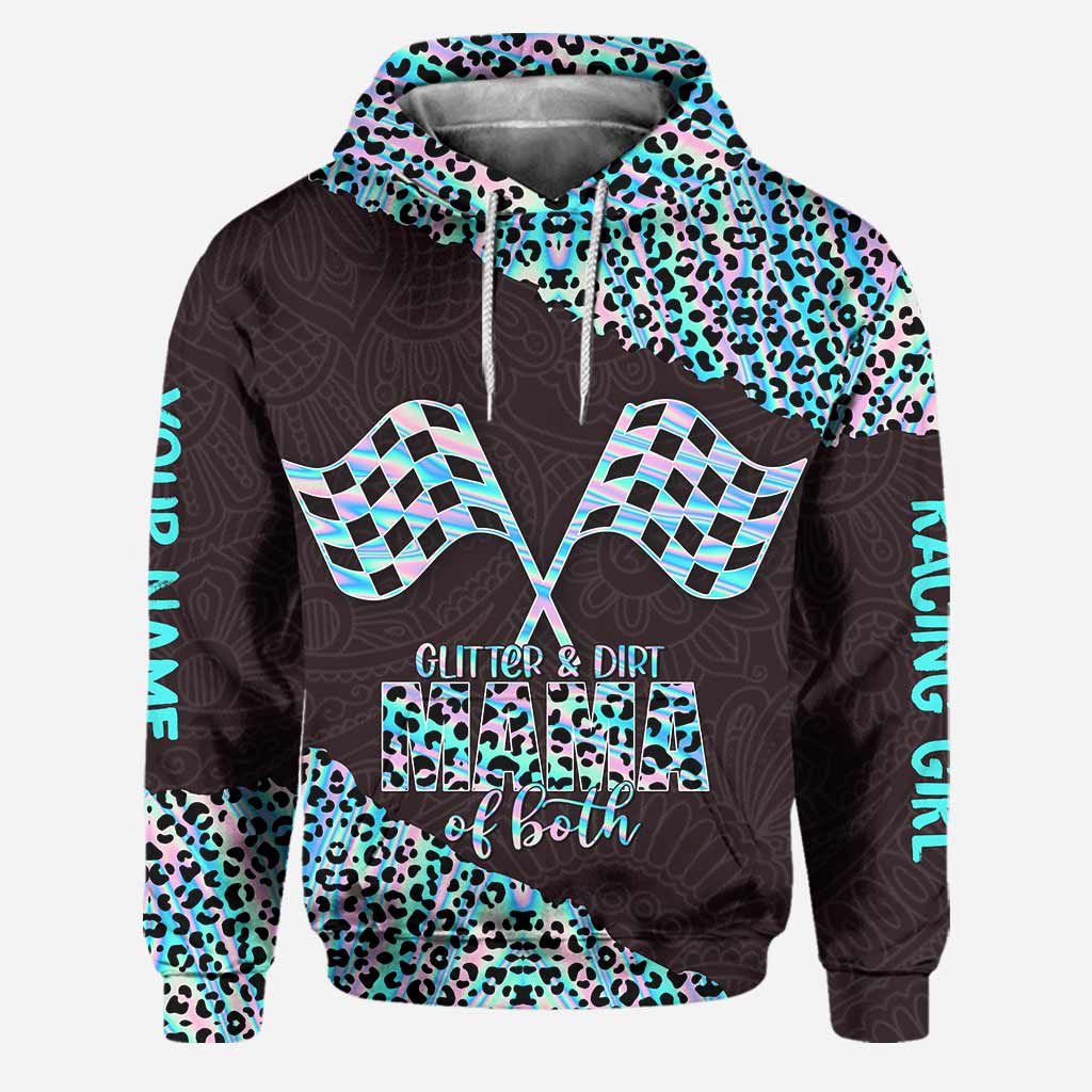 Glitter And Dirt - Personalized Racing Hoodie and Leggings