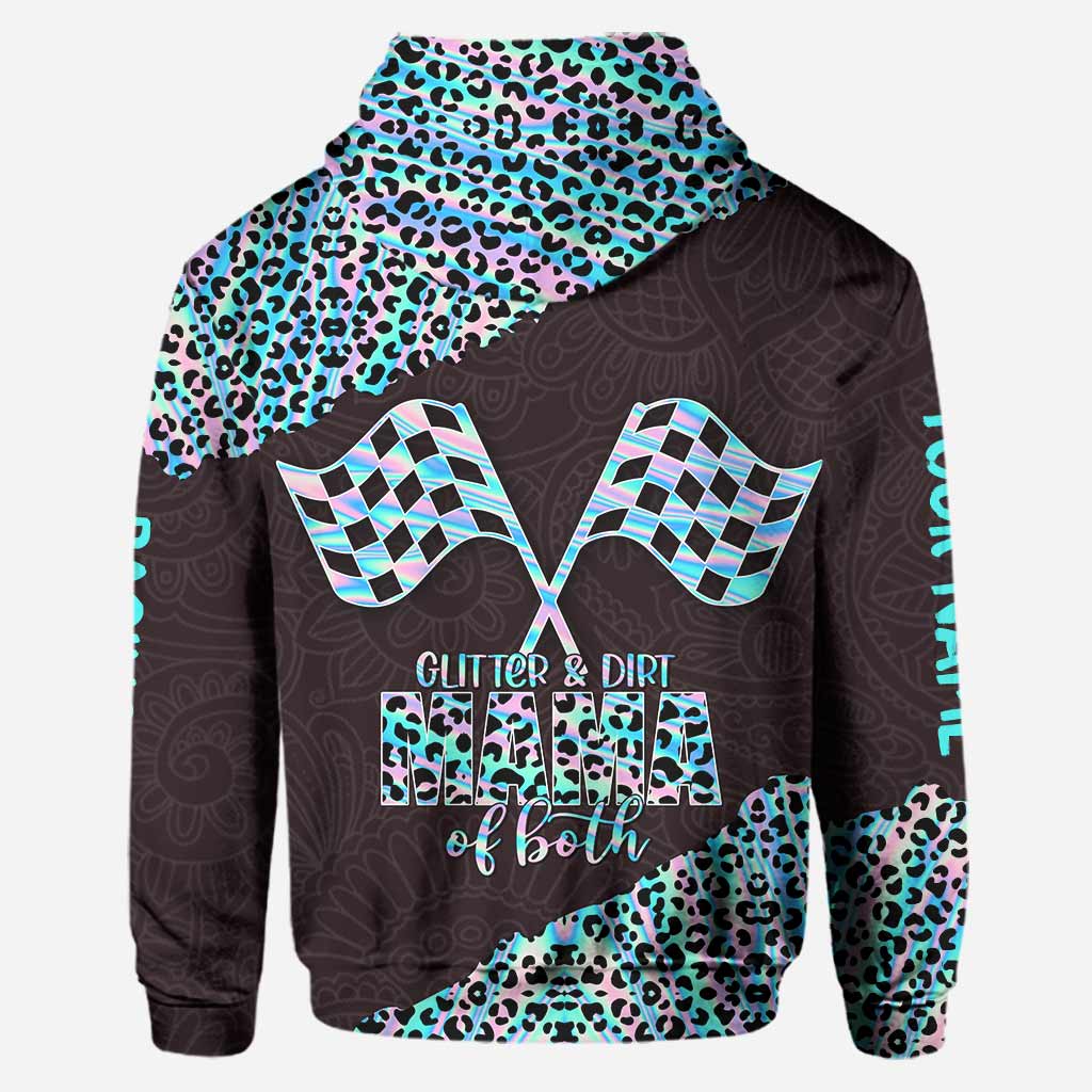 Glitter And Dirt - Personalized Racing Hoodie and Leggings