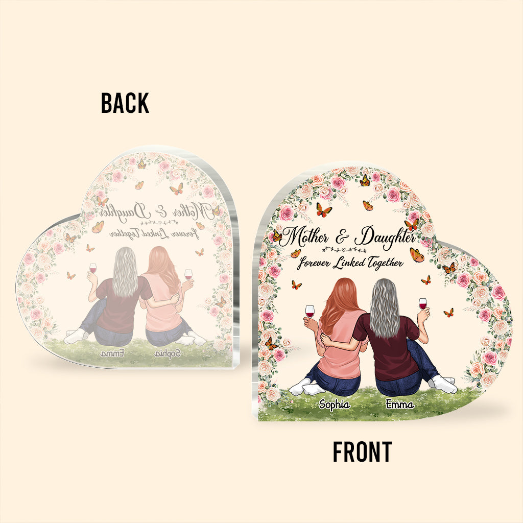 I Love You Mom - Personalized Mother's Day Mother Custom Shaped Acrylic Plaque