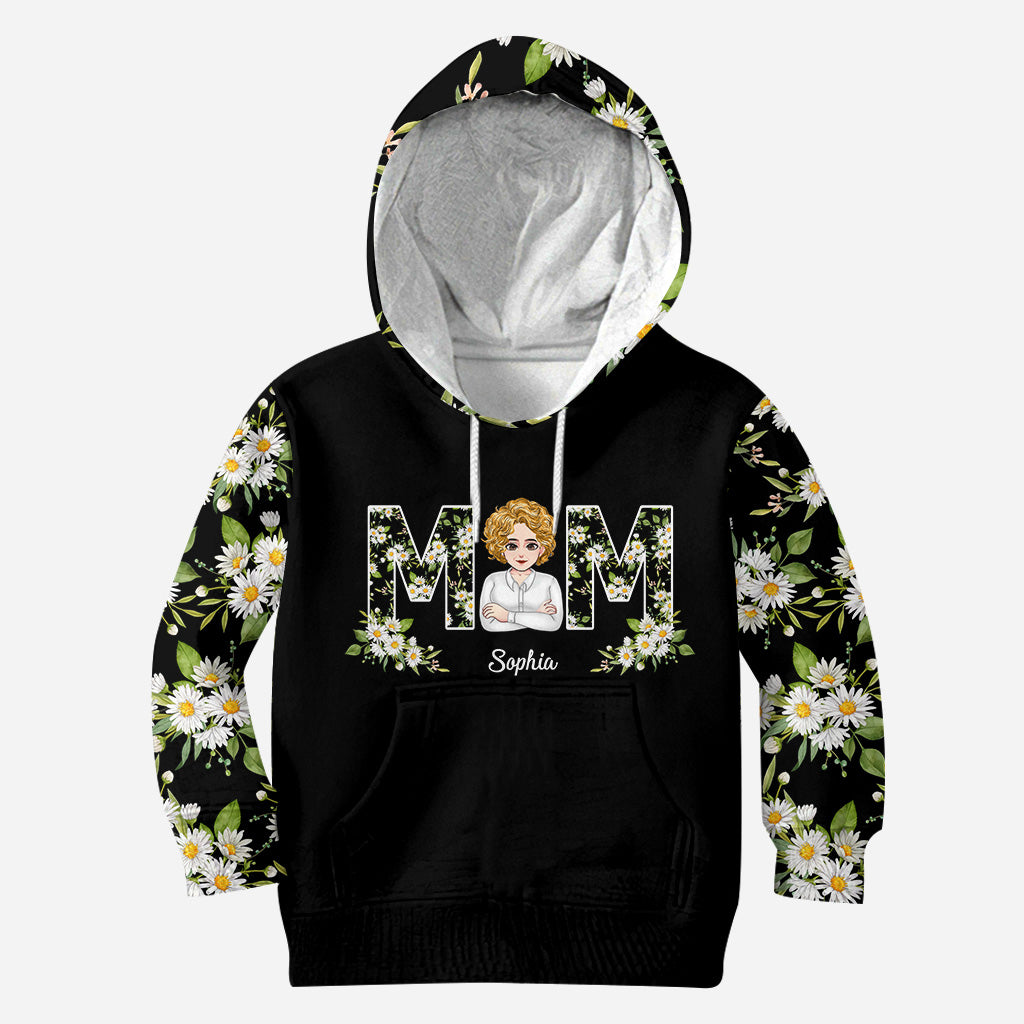 Love You Mom - Personalized Mother's Day Mother All Over T-shirt and Hoodie