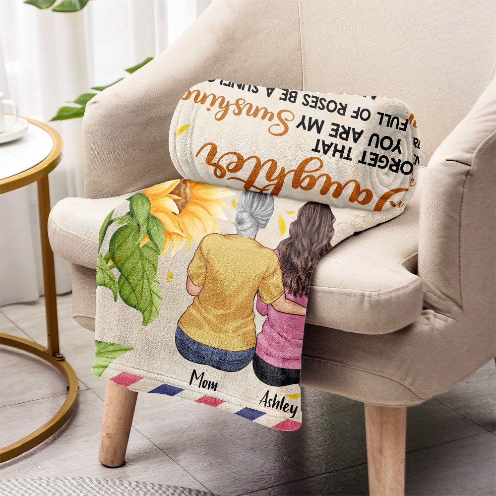 To My Daughter - Personalized Mother's Day Mother Blanket