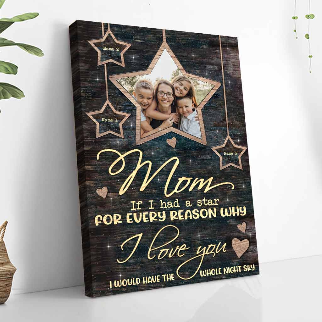 Mom If I Had A Star - Personalized Mother's Day Poster