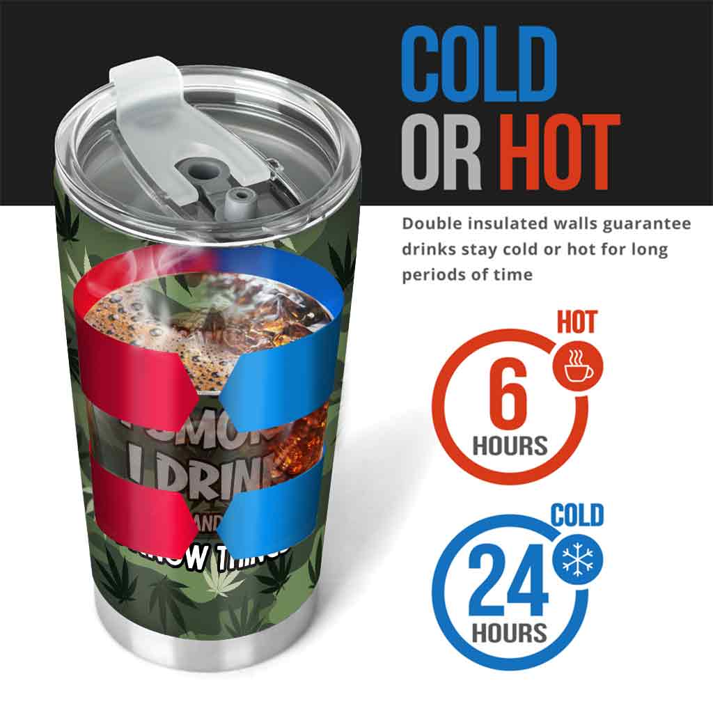 That's What I Do - Personalized Weed Tumbler