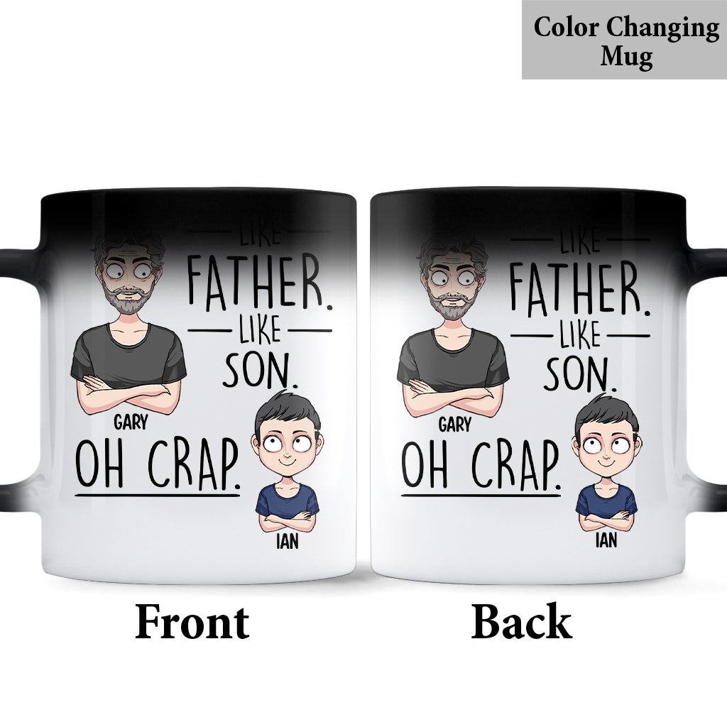 Like Father Like Daughter Like Son - Gift for dad, mom, son, daughter - Personalized Mug