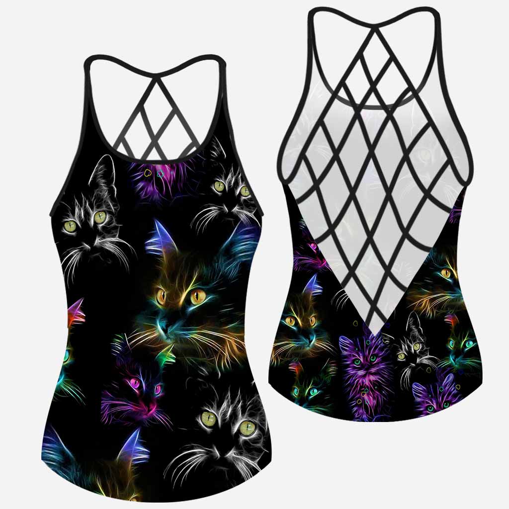 Cat Mom Cross Tank Top