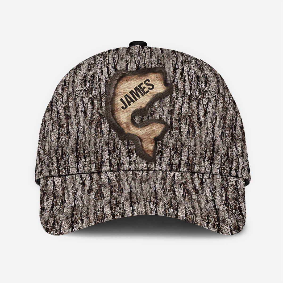 Love Fishing Tree Carving - Personalized Fishing Classic Cap
