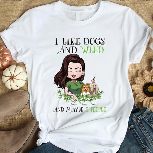 I Like Dogs - Personalized Dog T-shirt and Hoodie