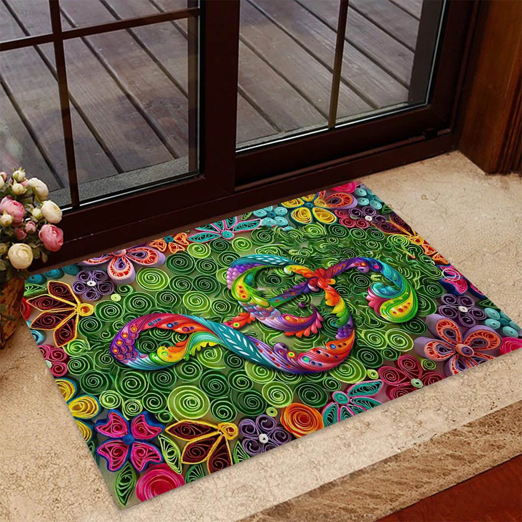 Love music - Piano 3D Pattern Print Doormat