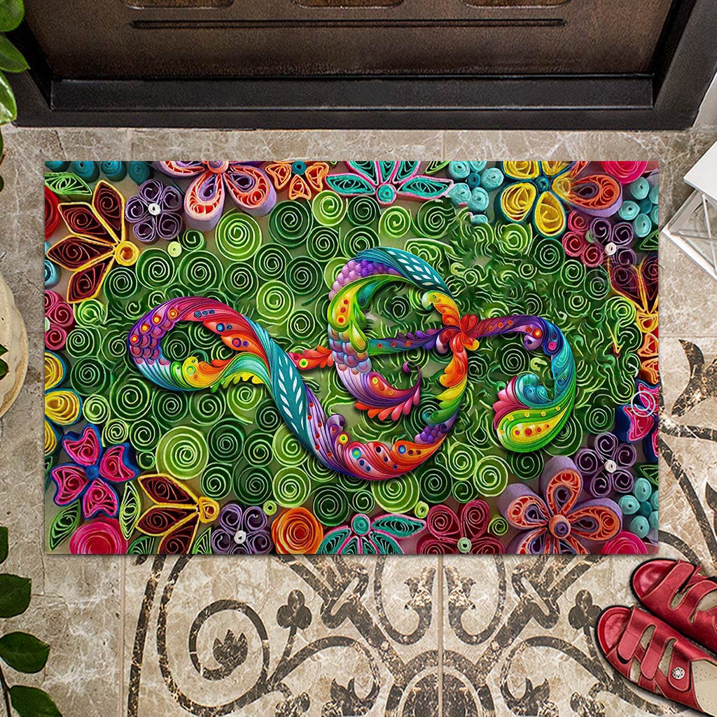 Love music - Piano 3D Pattern Print Doormat