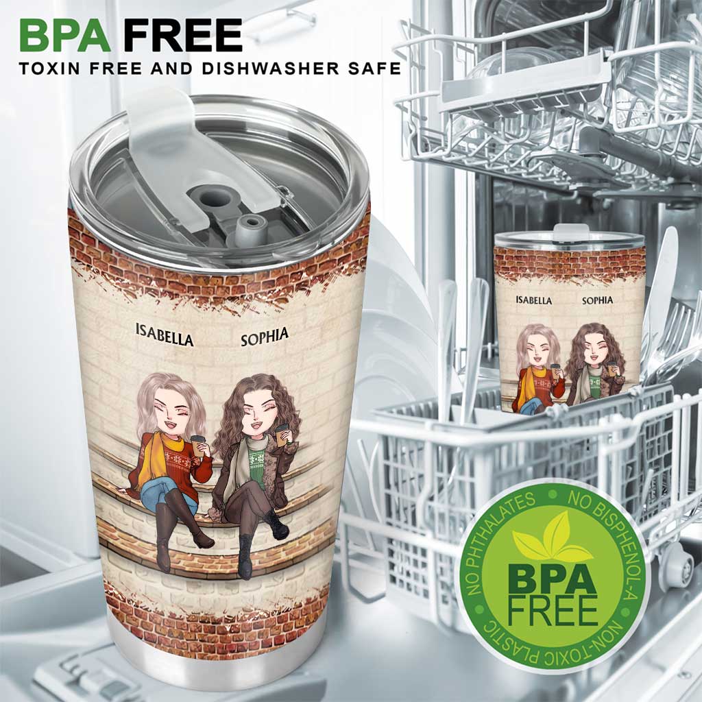 We're Not Sugar And Spice - Personalized Christmas Bestie Tumbler