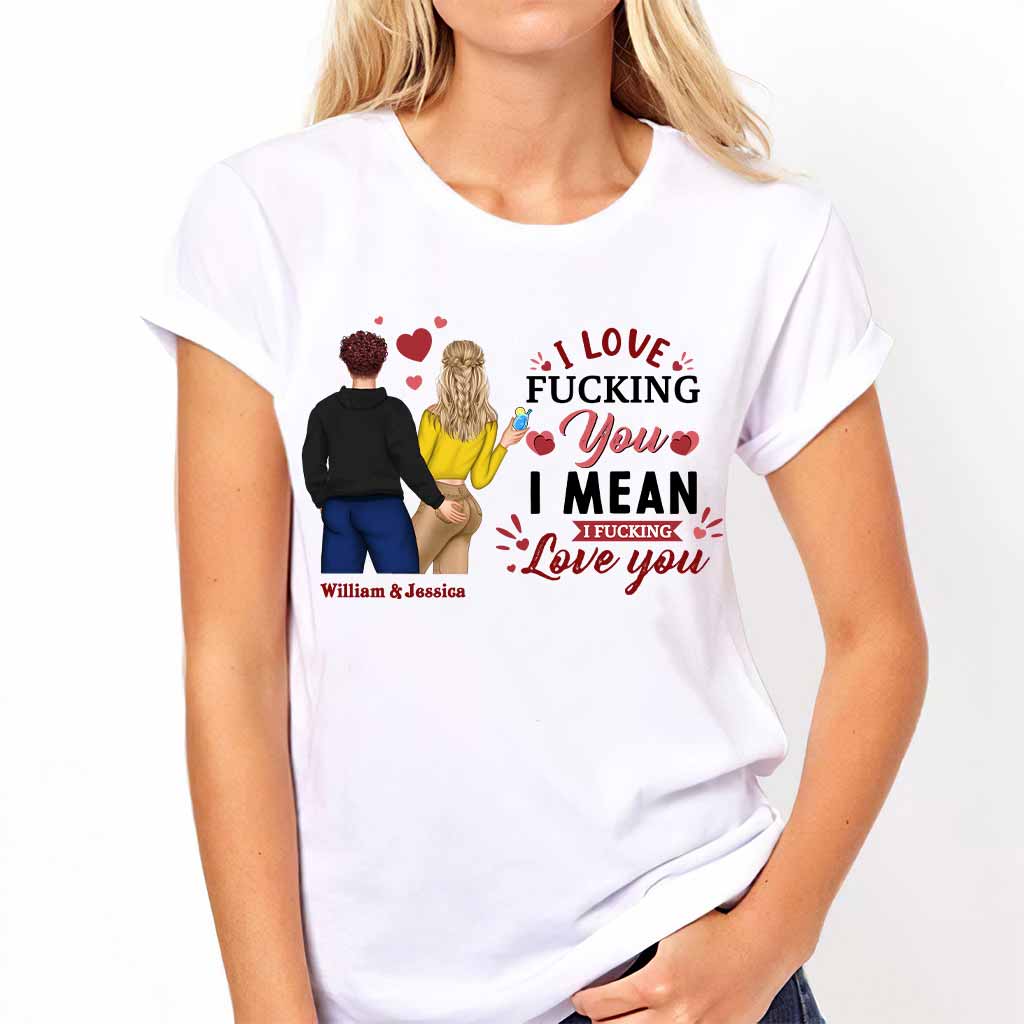 I Love You - Personalized Couple T-shirt and Hoodie