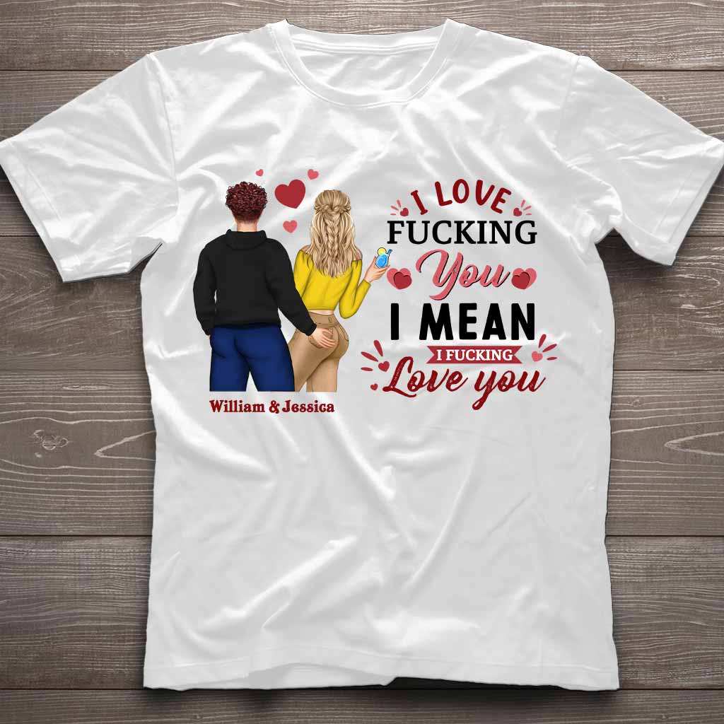 I Love You - Personalized Couple T-shirt and Hoodie