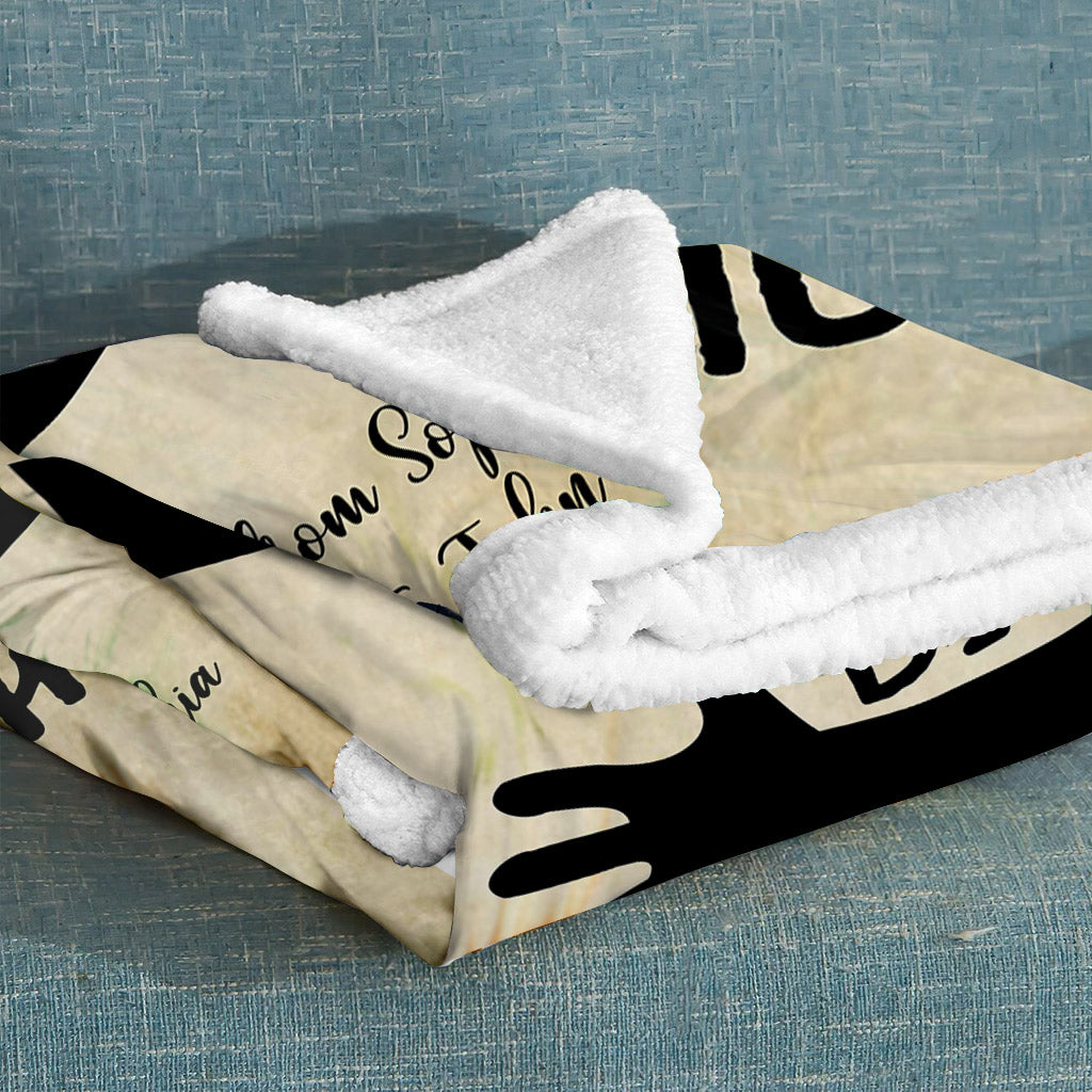 Very Big Hug - Personalized Couple Blanket