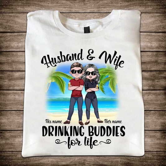 Husband And Wife - Personalized Couple T-shirt and Hoodie