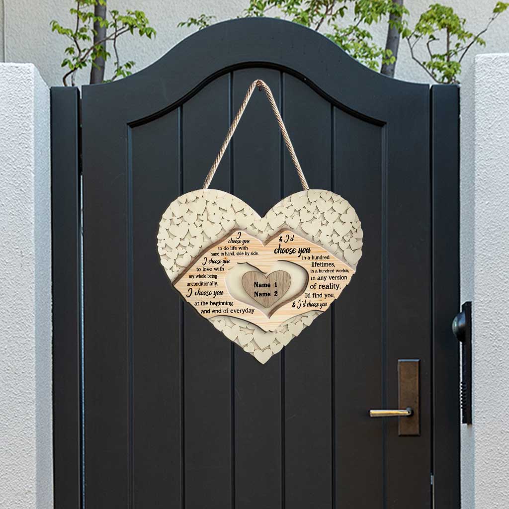 I Want Us - Personalized Couple Wood Sign