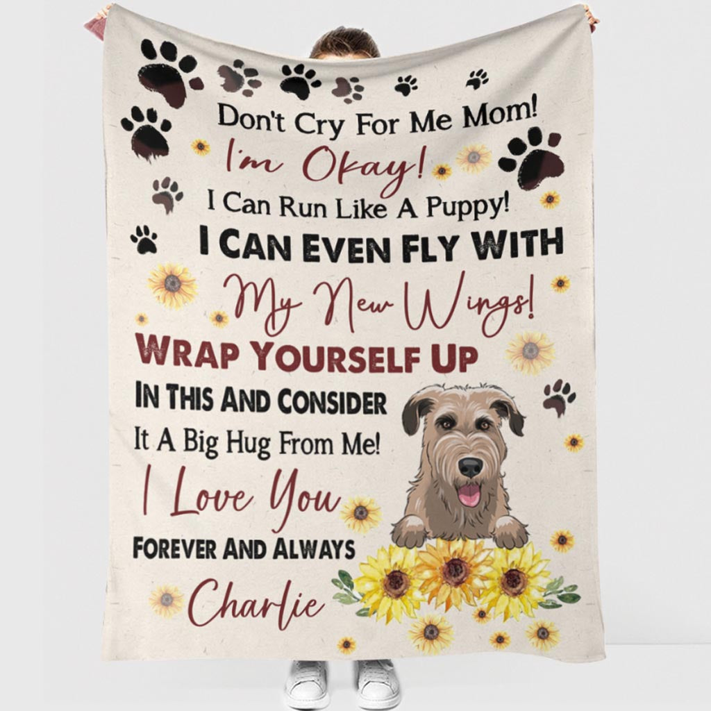 Don't Cry For Me Mom - Personalized Mother's Day Dog Blanket