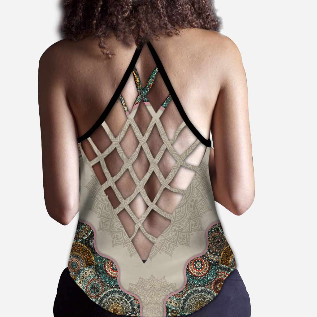 I'm Not Sugar And Spice And Everything Nice I'm Sage And Hood - Personalized Yoga Cross Tank Top