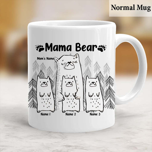 Mama Bear - Personalized Mother's day Mother Mug
