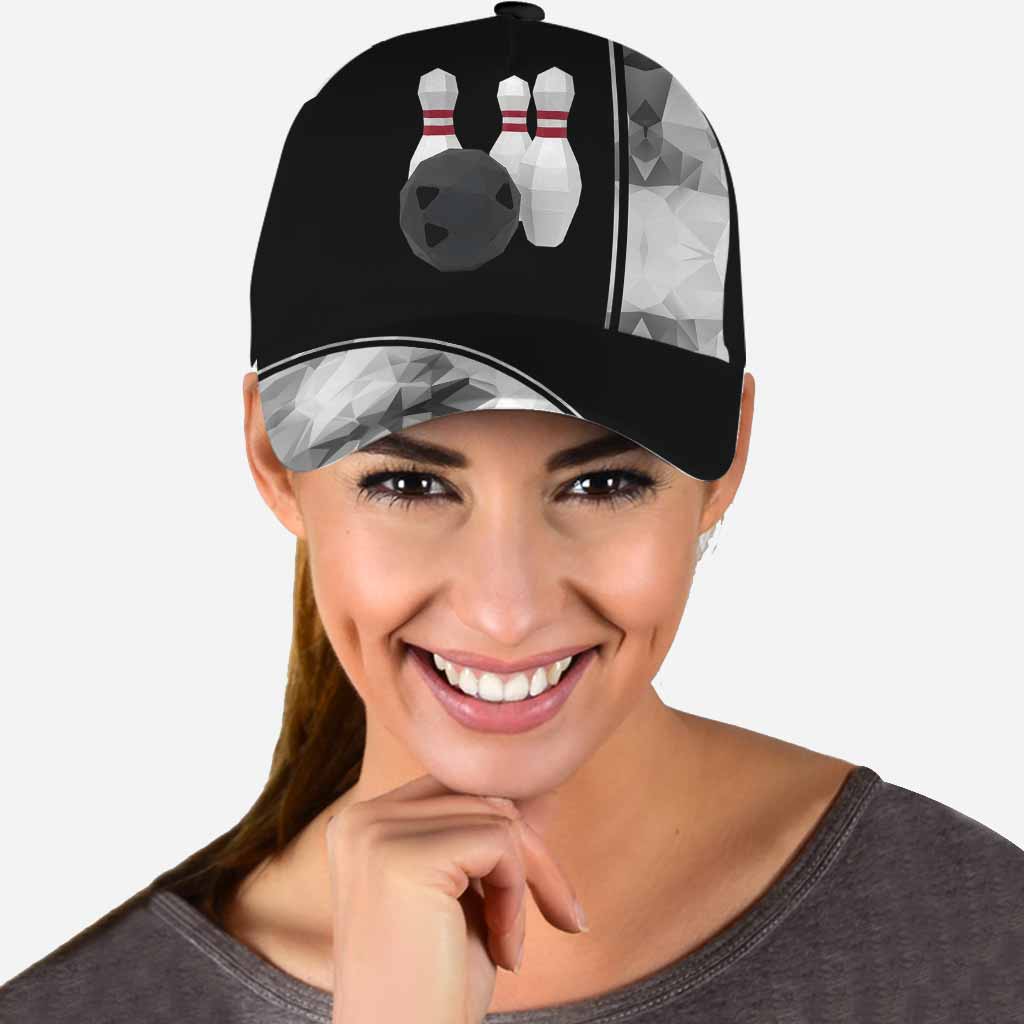 Love Bowling Cap With Printed Vent Holes