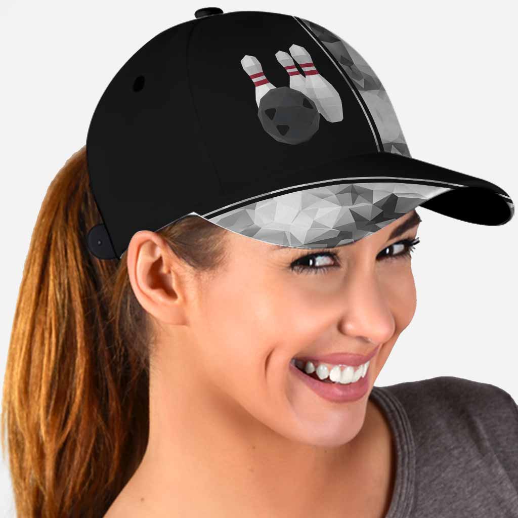 Love Bowling Cap With Printed Vent Holes