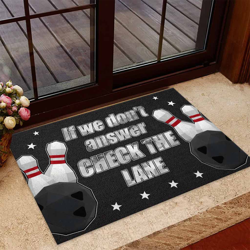 Check The Lane - Bowling Doormat