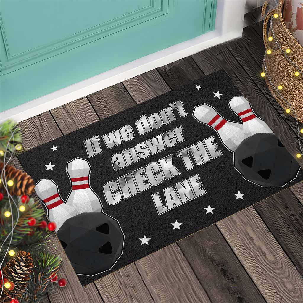 Check The Lane - Bowling Doormat