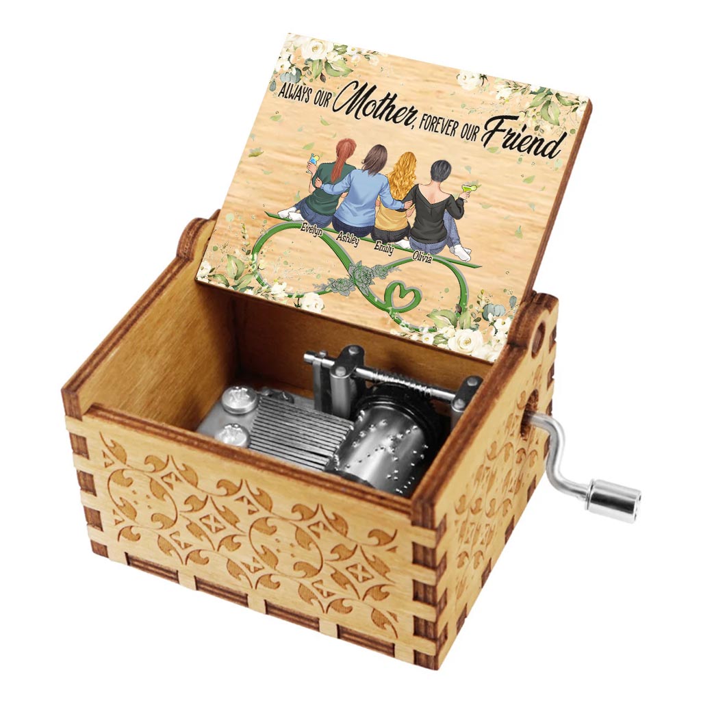 Always My Mother - Personalized Mother's Day Mother Hand Crank Music Box