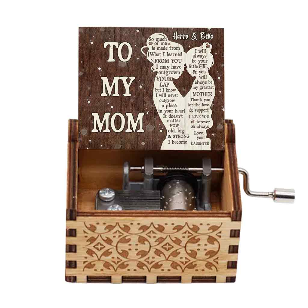 To My Mom - Personalized Mother's Day Mother Hand Crank Music Box