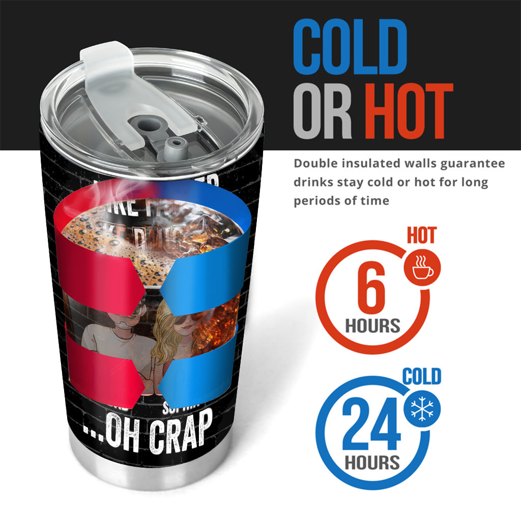 Dear Dad Great Job - Personalized Father's Day Father Tumbler