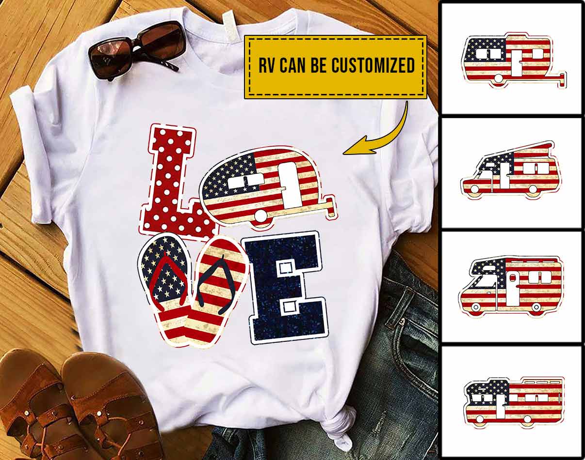 Love Camping Personalized T-shirt And Hoodie