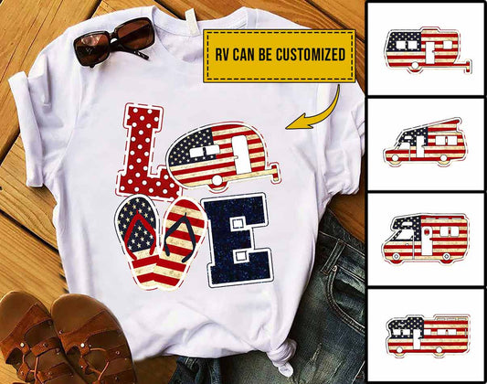 Love Camping Personalized T-shirt And Hoodie