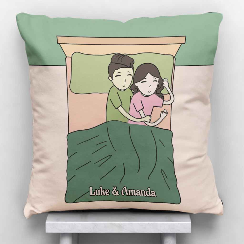 You Are My Favorite - Personalized Couple Throw Pillow