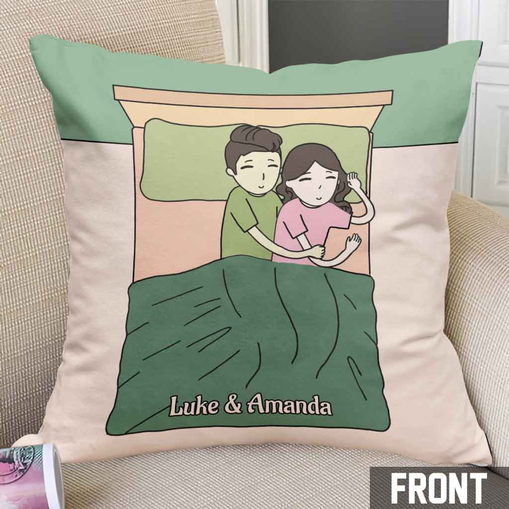 You Are My Favorite - Personalized Couple Throw Pillow