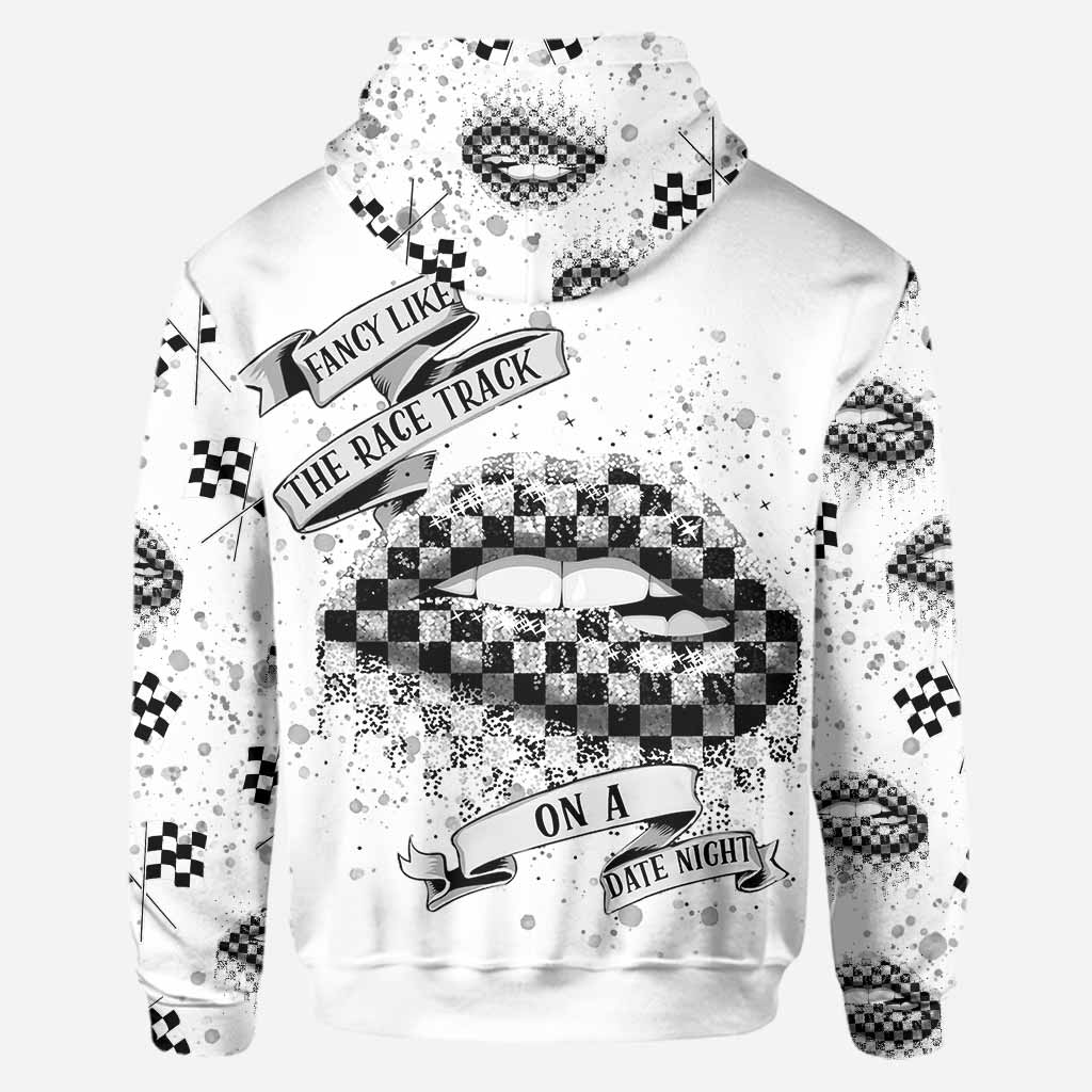 Fancy Like A Race Track - Personalized Racing Hoodie And Leggings